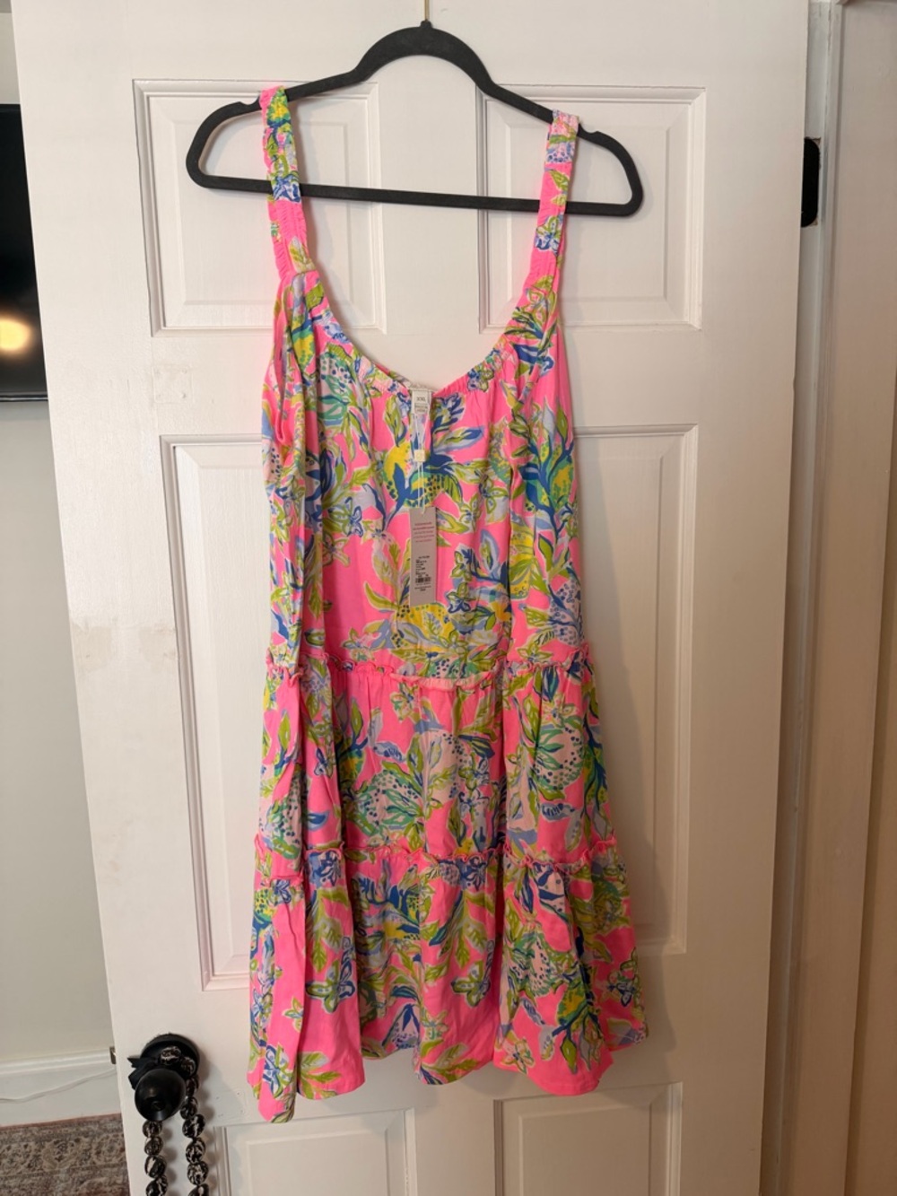 Lilly Pulitzer Pink Tropical Floral Dress